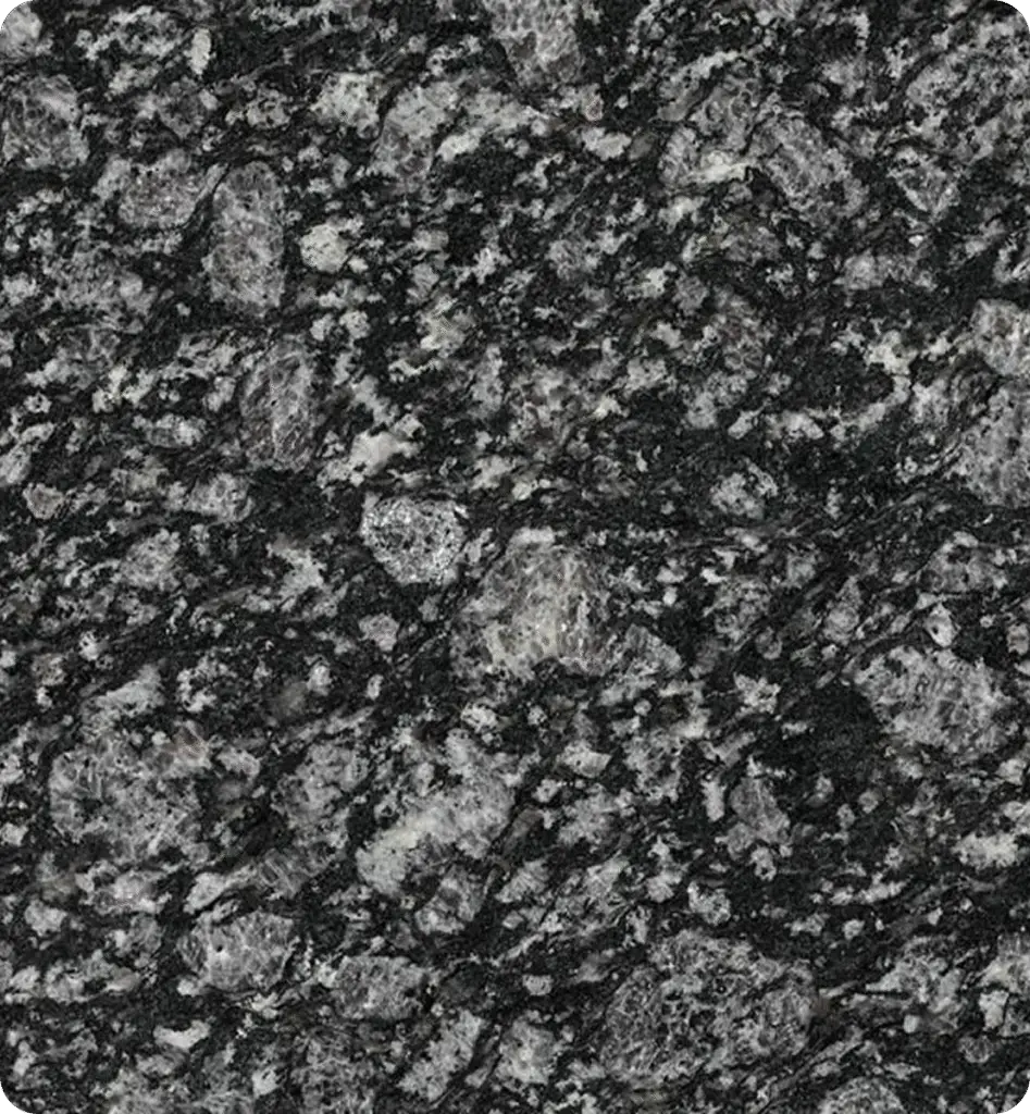 Majestic Black Granite slab with deep black tone and smooth polished surface – Uniway International